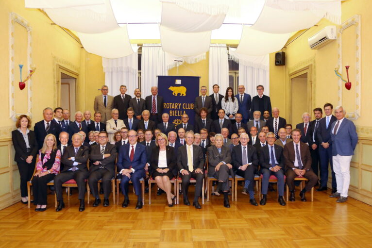 Franciosi porta il Rotary di Biella all’85mo compleanno